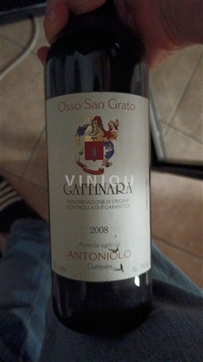 Piemont Gattinara Antoniolo Osso San Grato 2008