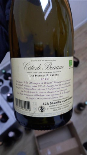 Bourgogne Côte-de-Beaune Domaine Vieux Collège Les Pierres Blanches 2020