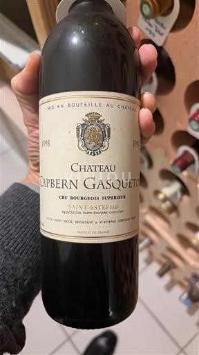 Burdeos Saint-Estèphe Château Capbern Gasqueton 1998