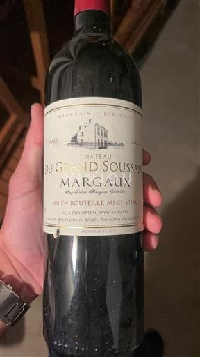 Bordeaux Margaux Château Grand Soussans 2015