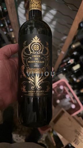 Bordeaux Saint-Julien Croix de Beaucaillou 2011