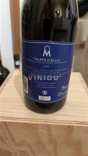 Wijnen Rouge sec Mizzon 2023 Italië Veneto Valpolicella DOC