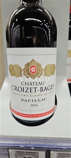 Бордо Пойяк Grand Cru Château Croizet-Bages 2016