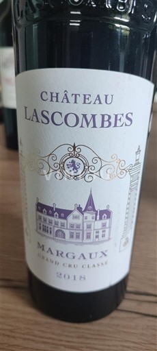 Bordeaux Margaux Grand Cru Château Lascombes 2018