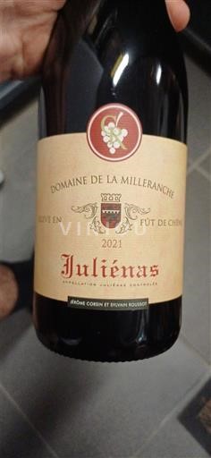 Beaujolais Juliénas Domaine La Milleranche Fut de Chêne 2021