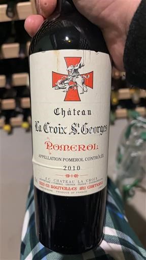 Bordeaux Pomerol Château La Croix St. Georges 2010