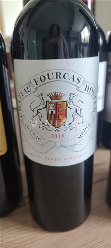 Bordeaux Listrac-Médoc Château Fourcas Hostein 2018
