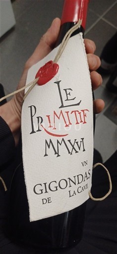 Rhônen laakso Gigondas Gigondas La cave Le Primitif 2016
