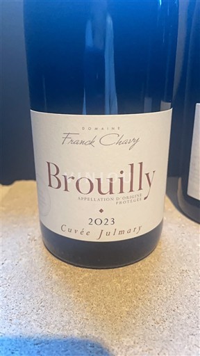 Beaujolais Brouilly Domaine Franck Chavy Julmary 2023