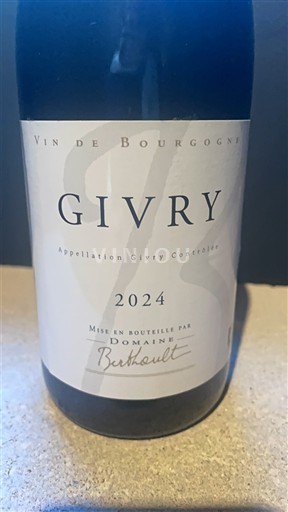 Bourgogne Givry Domaine Berthault 2024