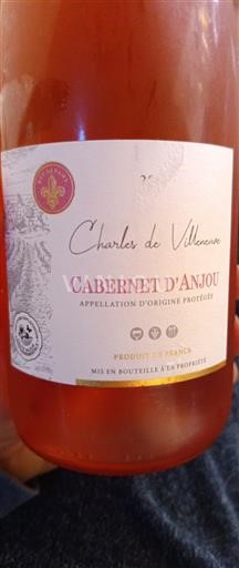 Loire Valley Cabernet d'Anjou Charles de Villeneuve Non-Vintage