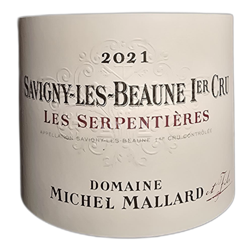 Vin Rouge sec 1er cru Les Serpentières Michel Mallard 2021 France Bourgogne Savigny-lès-beaune AOC