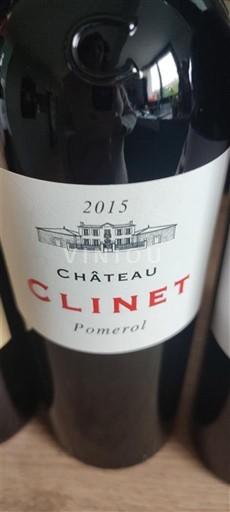 Bordeaux Pomerol Château Clinet 2015