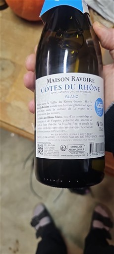 Rona dolina Côtes-du-Rhône Maison Ravoire Neleten.
