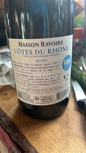 Rhônedalen Côtes du Rhône Maison Ravoire 2024