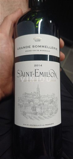 Bordeaux Saint-Émilion Grande Sommellerie 2014