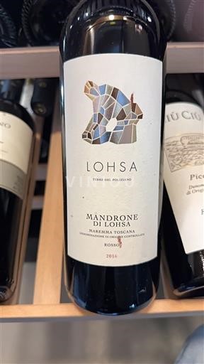 Toscana Ikke specificeret Lohsa Mandrone di Lohsa 2016