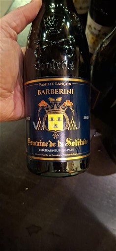 Valle del Ródano Châteauneuf-du-Pape. Domaine La Solitude Barberini 2022