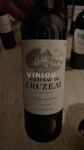 Бордо Пессак-Леоньян Château Cruzeau 2020
