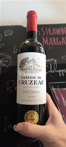 Bordeaux Pessac-Léognan Château Cruzeau 2020