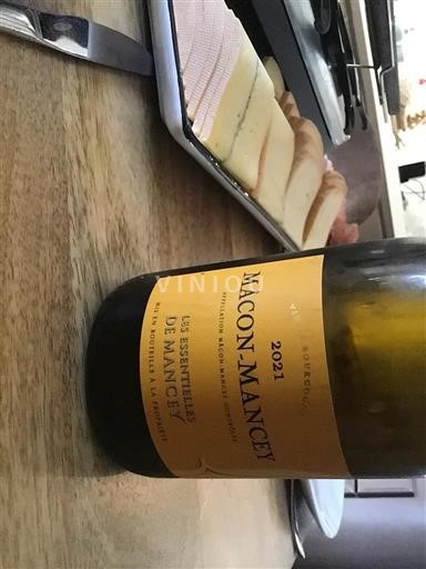 Burgundi Mâcon ja Mâcon-kylät Domaine Mancey Les Essentielles de Mancey 2021