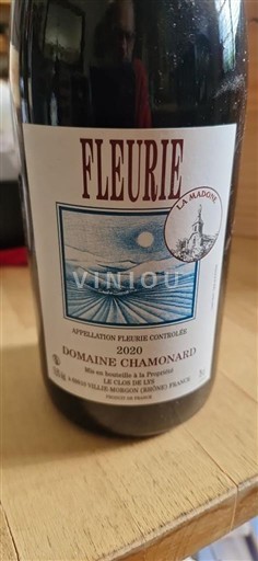 Beaujolais Fleurie. Domaine Chamonard La Madone 2020