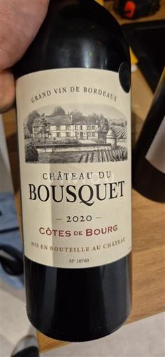 Bordeaux Côtes-de-bourg Château Bousquet 2020