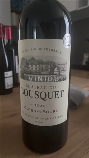 Bordéus Côtes-de-bourg Château Bousquet 2020