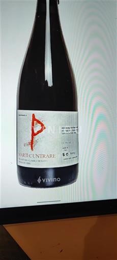Vinos Espumosos Rouge demi-sec Marti Cuntrare Togni Rebaioli Non millésimé Italia Lombardía IGT