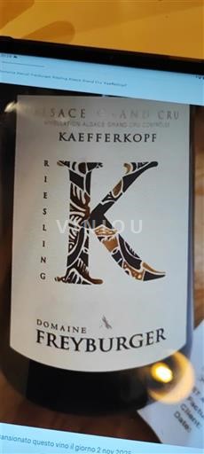 Alsace Grand Cru Domaine Freyburger Trilogie- Kaefferkopf Non Millésimé