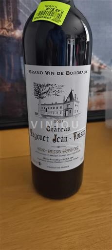 Bordeaux Saint-Émilion Grand Cru Grand Cru Château Ragoutet Jean Voisin 2021