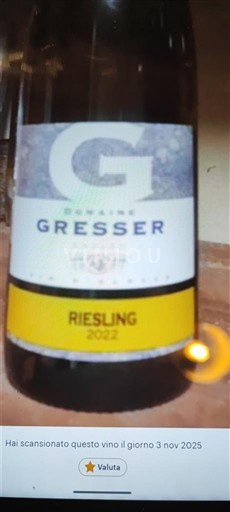 Alsace Domaine Gresser 2022