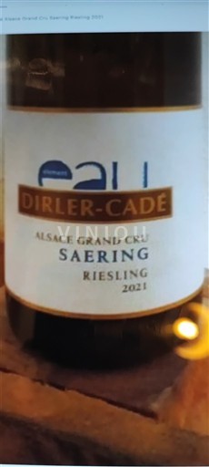 Elsass Riesling Grand Cru Dirler-Cadé Searing 2021