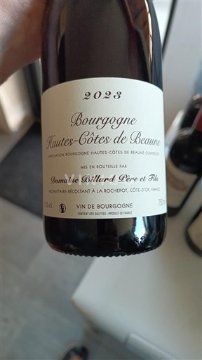 Bourgogne Không được chỉ định Domaine Billard Père et Fils 2023