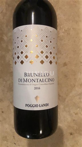 Tuscany Brunello di Montalcino Poggio Landi 2016
