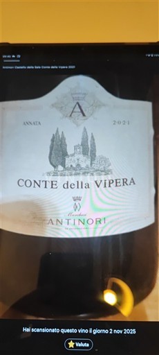 Umbria Không được chỉ định ANTINORI Conte della Vipera 2021