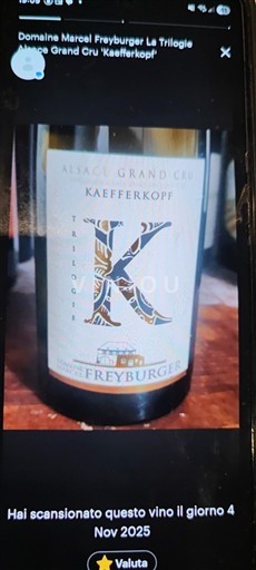 Alsace Alsace Grand Cru Grand Cru Domaine Marcel Freyburger La Trilogie Non-Vintage