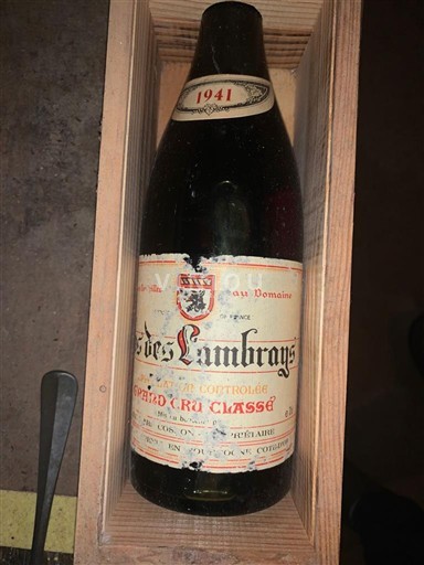 Borgogna Clos-des-lambrays Grand Cru Domaine Des Lambrays 1941