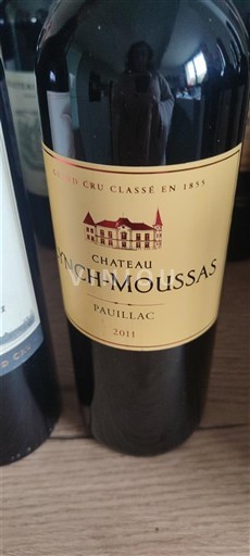 Bordeaux Pauillac Grand Cru Château Lynch-Moussas 2011