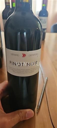 Alsace Pinot noir Gérard Depardieu 2017