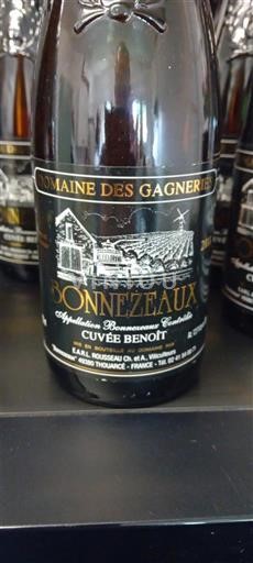 Loire-dalen Bonnezeaux Domaine Des Gagneries Benoît 2011