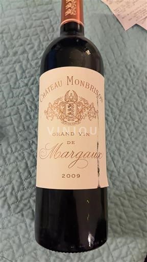 Bordeaux Margaux Château Monbrison 2009