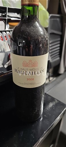 Bordeaux Haut-Médoc Maucaillou Le Haut-Médoc de Maucaillou 2008