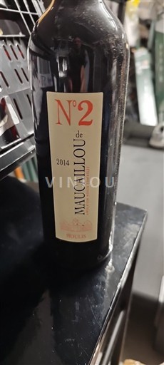 Bordeaux Moulis-en-Médoc Maucaillou N°2 de Maucaillou 2014