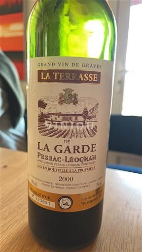 Bordeaux Pessac-Léognan Château La Garde La Terrasse 2000