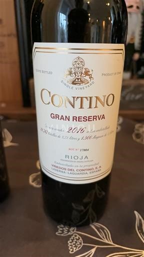 La Rioja rioja Contino Gran Reserva 2016