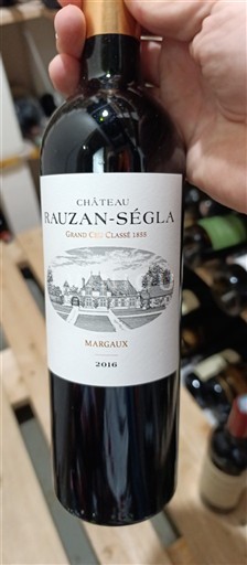 Bordeaux Margaux Grand Cru Château Rauzan-Ségla 2016