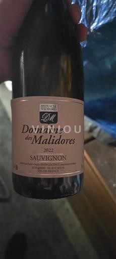 Dolina Loare Domaine Des Malidores Sauvignon 2022