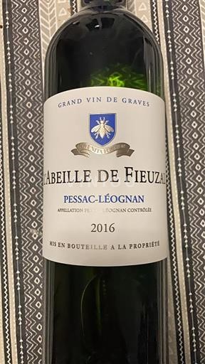 Bordeaux Pessac-Léognan L'Abeille de Fieuzal 2016