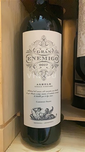 Mendoza Không được chỉ định El Enemigo Gran Enemigo Agrelo Single Vineyard 2017